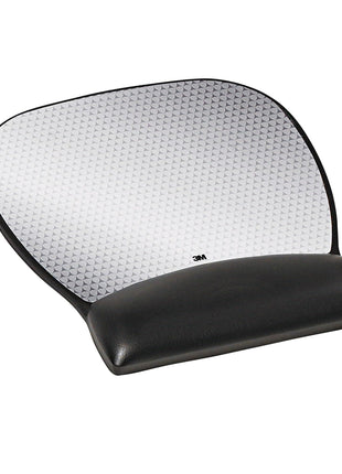 3M Precise Mouse Pad with Gel Wrist Rest, Soothing Gel Comfort with Durable, Easy to Clean Leatherette Cover, Optical Mouse Performance, 9.2 inch x 8.7 inch, Black (MW310LE)