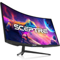 Sceptre New Curved 34-inch Gaming Monitor 3440 x 1440 180Hz 1500R DP x2 HDMI x2 Build-in Speakers Machine Black 2026