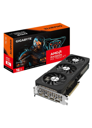 GIGABYTE Radeon RX 7600 XT Gaming OC 16G Graphics Card, 3X WINDFORCE Fans 16GB 128-bit GDDR6, GV-R76XTGAMING OC-16GD Video Card