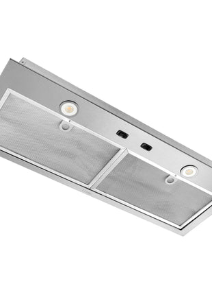 Broan Nu-Tone Broan-NuTone BBN1303SS Custom Built Insert with 2-Speed Exhaust Fan and Light, 300 Max Blower CFM, Stainless Steel, 30-Inch Range Hood Power Pack