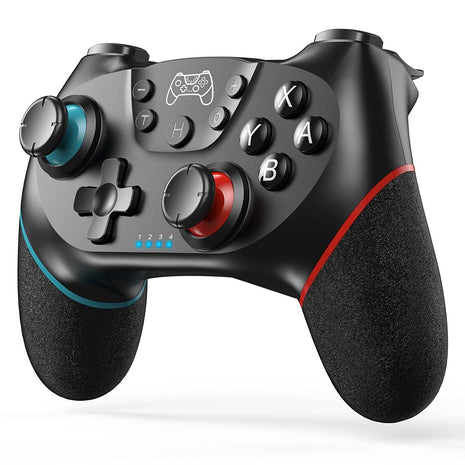 Diswoe Hall Effect Switch Controller, Wireless Pro Controller for Switch 1/OLED/Lite & Switch 2, Anti-Drift Remote with One-Key Wake-up, Zero Latency, Turbo, Dual Vibration, Black