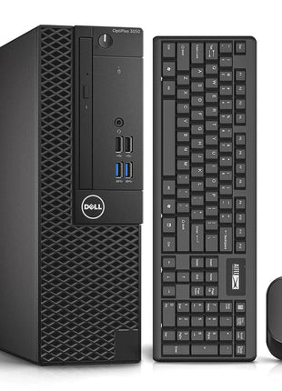 Dell OptiPlex 3050 Desktop Computers PC, 32GB Ram DDR4 New 512GB M.2 NVMe SSD, Intel Built-in WiFi, Bluetooth, i5-6500 3.2GHz, Refurbished Desktop, HDMI, Windows 11 Pro (Renewed)