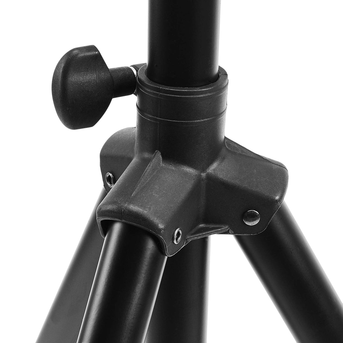 Amazon Basics Speaker Stand, Holds up to 99.2 lbs, Adjustable Height 52" to 73", Steel, Black