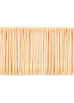 Damuzhi 1000 Count Bamboo Toothpicks Barbecue, Fruits And Teeth Cleaning   Round Double Pointed Wooden Toothpicks, For Appetizers,Olives