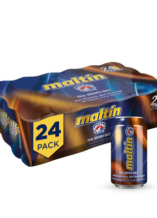 Maltin Polar Non-Alcoholic Malt Beverage – Natural Cane Sugar Drink (24-Pack)