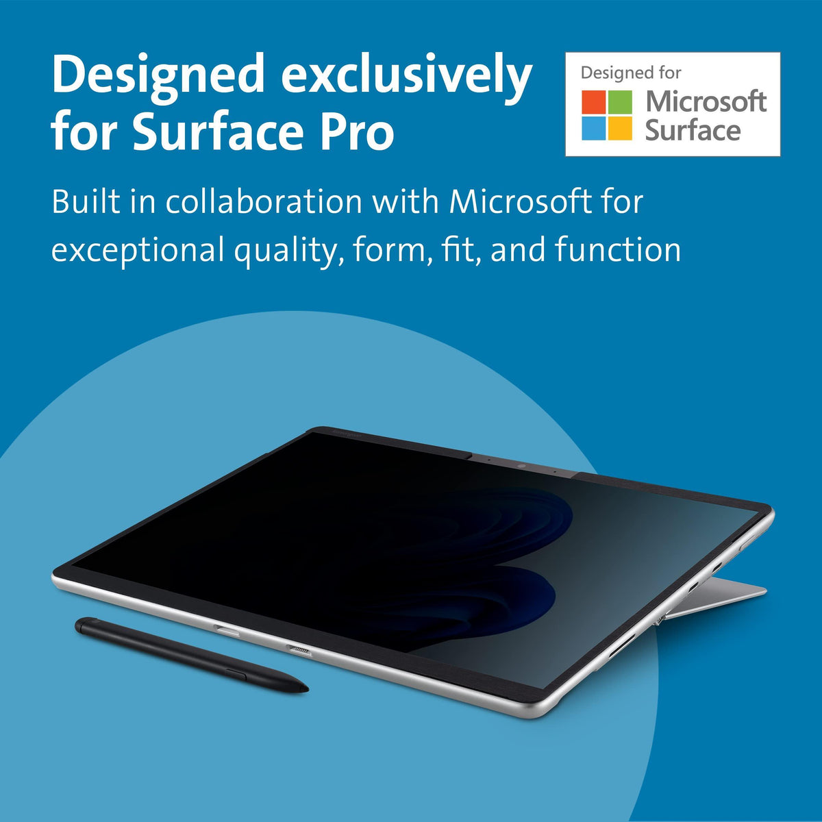 Kensington Surface Pro 11, 10, 9 & 8 Magnetic Privacy Screen (K51700WW)