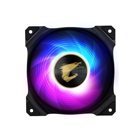 Gigabyte AORUS 120mm Sleeve Bearing ARGB Computer Case Fan, Black (GP-AR120RFAN)