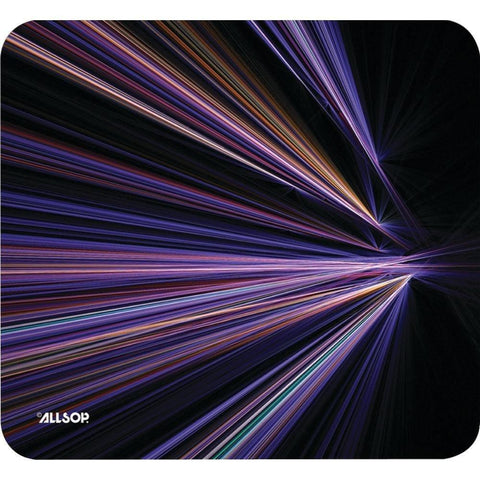 Allsop 30600 NaturesmartPad Mouse Pad, Purple Stripes (30600)