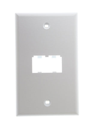 Panduit CFP2WH 1-Gang 2-Port Faceplate, White