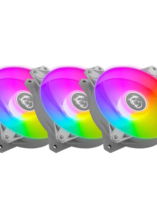 MSI MPG F120 ARGB-3W - 1200 RPM, 120mm, Anit-Vibration ARGB Fans