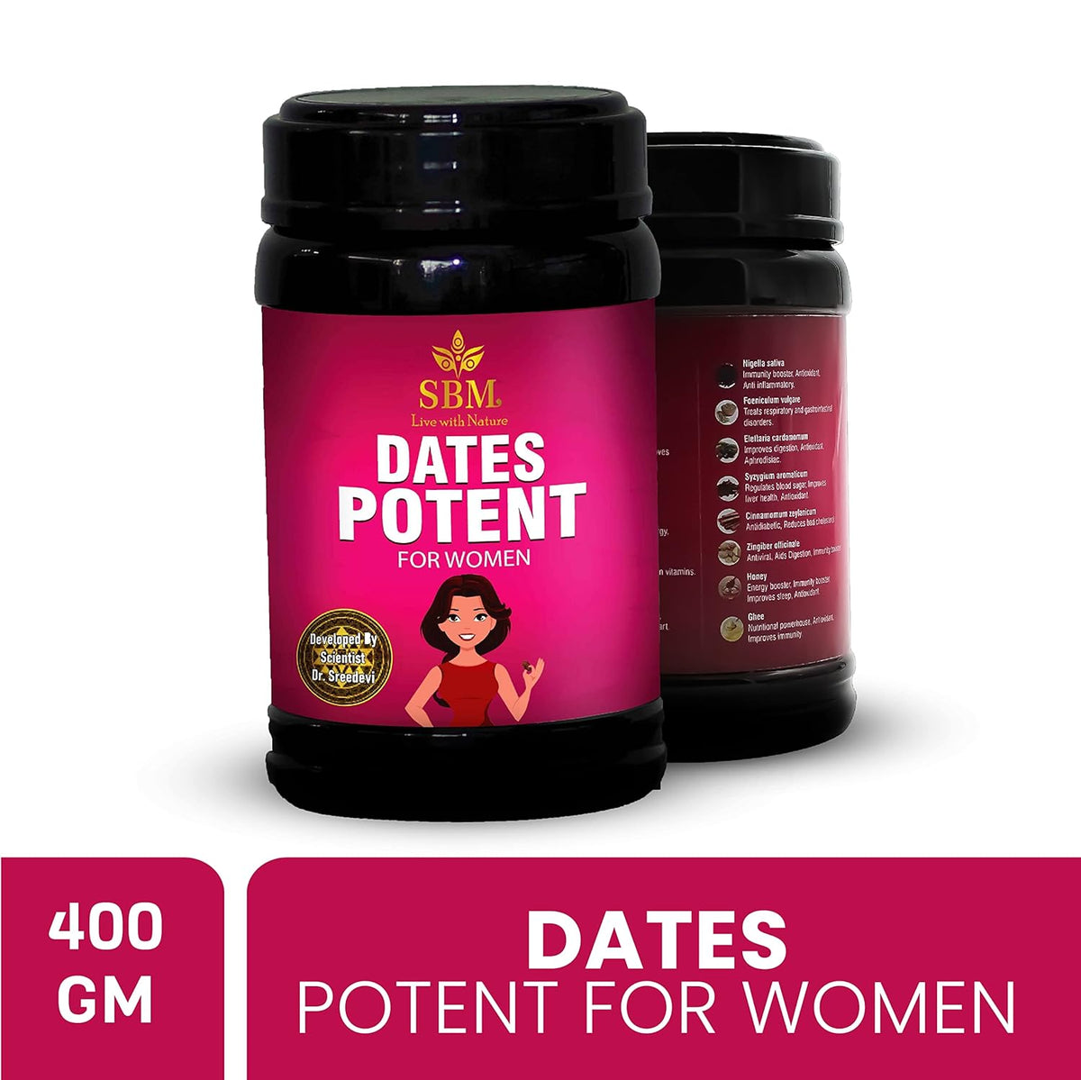 SBM Ayur Dates Potent Tonic Jam for Women 400g