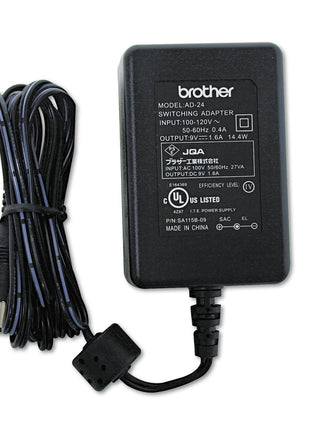 Brother PowerPayless.com 9V AC Adapter Replace AD-24 AD24 AD-24ES AD24ES for Brother P-Touch Label Printer