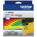 Brother LC406XLY High Yield Yellow Ink Cartridge