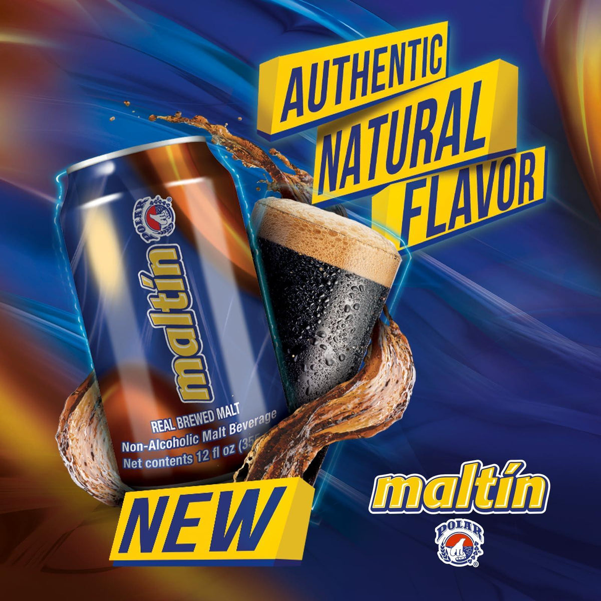 Maltin Polar Non-Alcoholic Malt Beverage – Natural Cane Sugar Drink (24-Pack)
