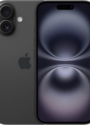 Apple iPhone 16, US Version, 128GB, Black - Unlocked (Renewed)