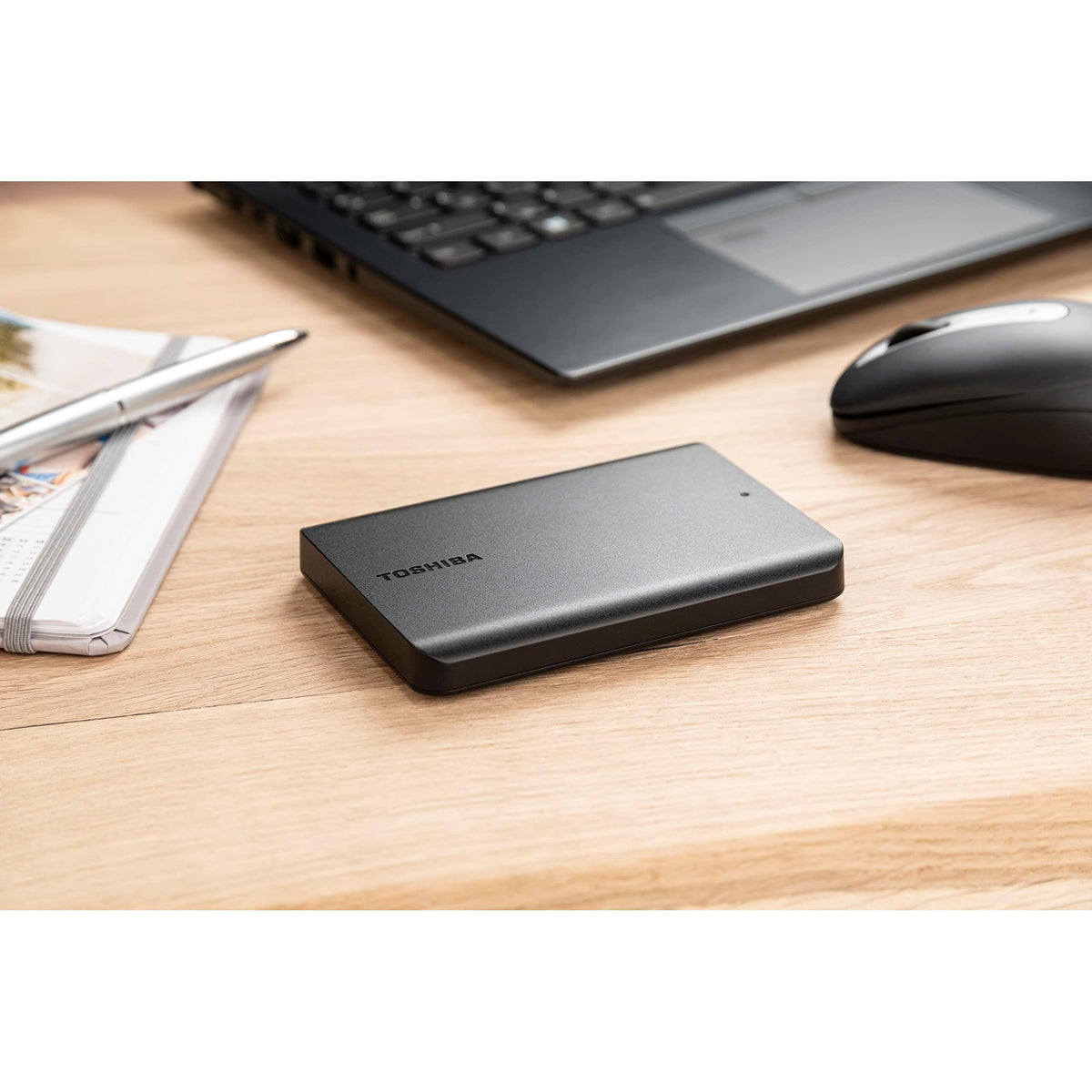 Toshiba Canvio Basics 1TB Portable External Hard Drive USB 3.0, Black - HDTB510XK3AA