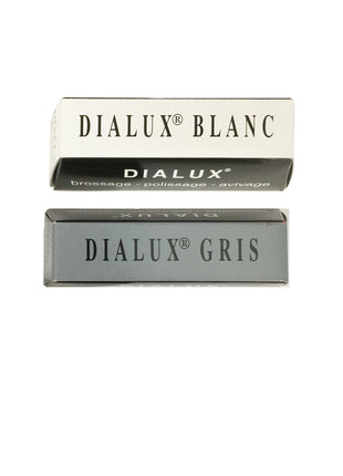 Dialux Metal Polishing Compound White and Grey 4oz 1/4b