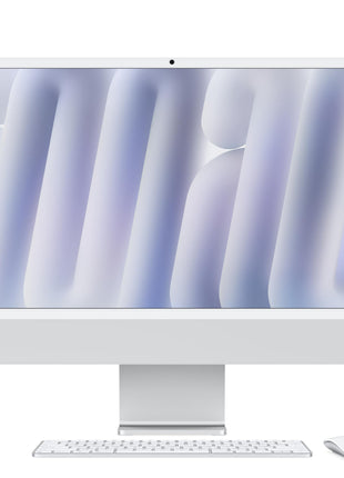 Apple 2024 iMac All-in-One Desktop Computer with M4 chip with 8-core CPU and 8-core GPU: Built for Apple Intelligence, 24-inch Retina Display, 16GB Unified Memory, 256GB SSD Storage; Silver