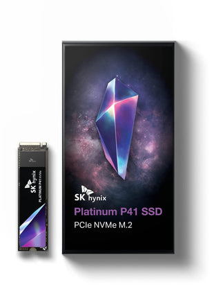 SK hynix Platinum P41 500GB SSD PCIe NVMe Gen4 M.2 2280 PS5 Internal SSD, Up to 7000MB/S, Storage Expansion, PS5, Laptop & PC Desktop Compatible, for Gamers and Creators