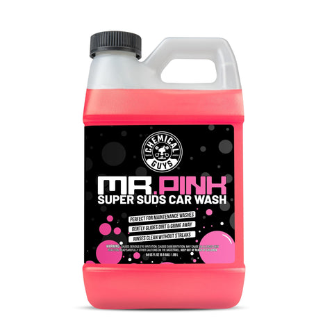 Chemical Guys Mr. Pink Car Wash Soap - 64 oz Super Suds Foaming Car Wash Soap for Cannon, Blaster, or Bucket Washing - pH Balanced, Safe on Wax, Sealant, Ceramic, and Clear Coat Finishes