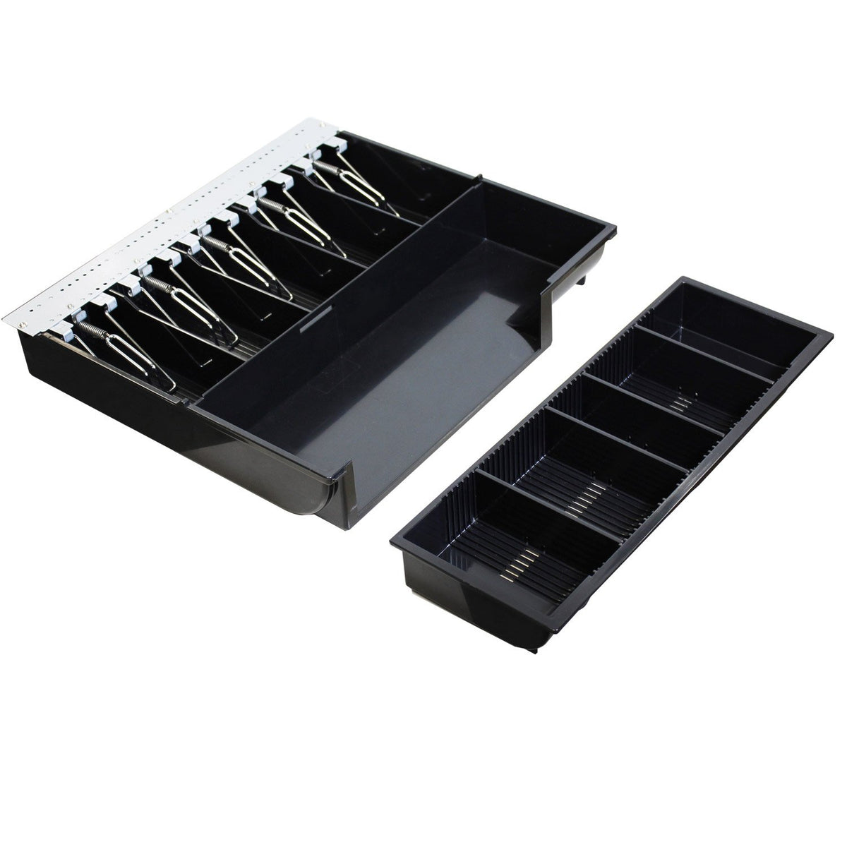 Adesso MRP-16CD Electronic cash drawer, Removable Cash Tray, Stainless Steel, 16 inch