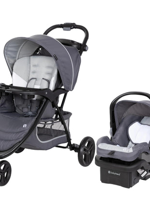Baby Trend Stroller and EZ-Lift Infant Car Seat, EZ Ride Travel System, Dash Grey