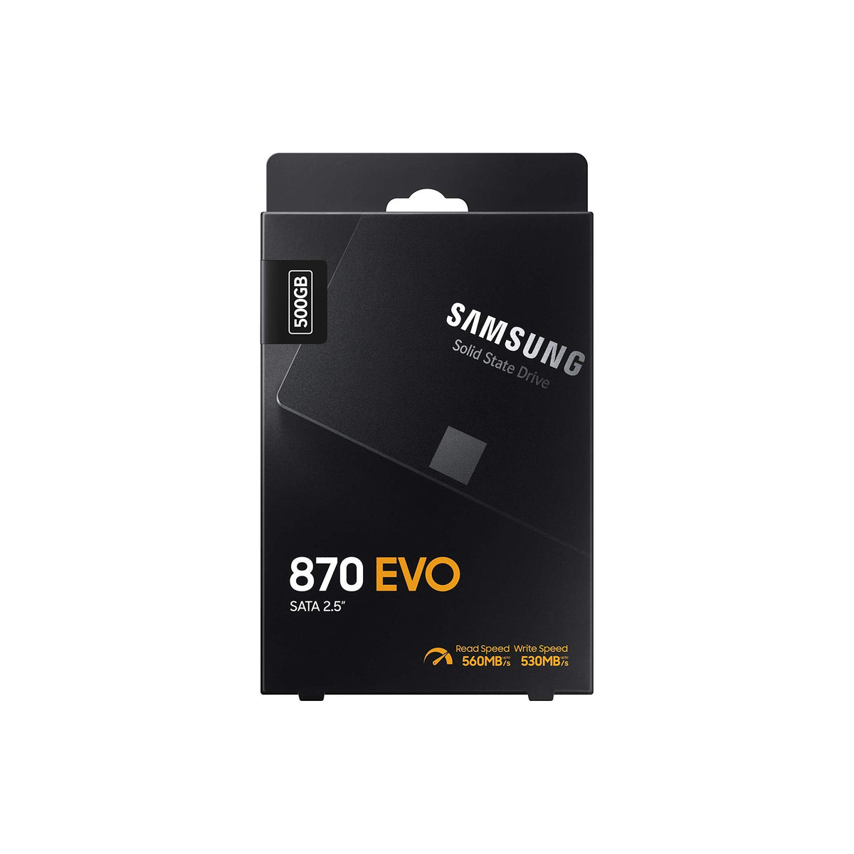 SAMSUNG 870 EVO SATA SSD 500GB 2.5” Internal Solid State Drive, Upgrade PC or Laptop Memory and Storage for IT Pros, Creators, Everyday Users, MZ-77E500B/AM, Black