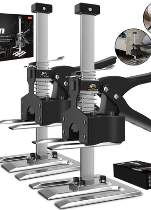 XClifes Labor Saving Arm Jack Handle 2 Pack, Construction Jack, Wall Tile Locator, Multi Function Height Adjustment Lifting Device, Door Panel Lifting Cabinet, Raised 6.69 in, Pair Dynamic Load 450 LB