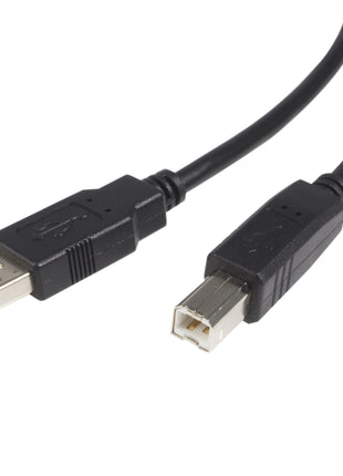 StarTech.com 10 ft USB 2.0 Certified A to B Cable - M/M - 10ft type a to b USB Cable - 10ft a to b USB 2.0 Cable (USB2HAB10),Black
