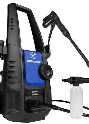 Westinghouse ePX3050 Electric Pressure Washer, 2100 Max PSI 1.76 Max GPM with Foam Cannon and Turbo Nozzle, for Cars/Fences/Driveways/Home/Patios