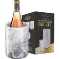Homeries Marble Wine Chiller Bucket - Wine & Champagne Cooler for Parties, Dinner – Keep Wine & Beverages Cold, Wine Chillers for Bottles – Holds Any 750ml Bottle - Ideal Gift for Wine Enthusiasts