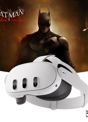 Meta Quest 3 512GB | Thirty Percent Sharper Resolution — 2X Graphical Processing Power — Play Without Wires — Get Batman: Arkham Shadow and a 3-Month Trial of Meta Horizon+ Included
