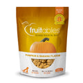 Fruitables Baked Dog Treats, Healthy Pumpkin Treat for Dogs, Low Calorie & Delicious, No Wheat, Corn or Soy, Made in the USA, Pumpkin and Banana Flavor, 7oz