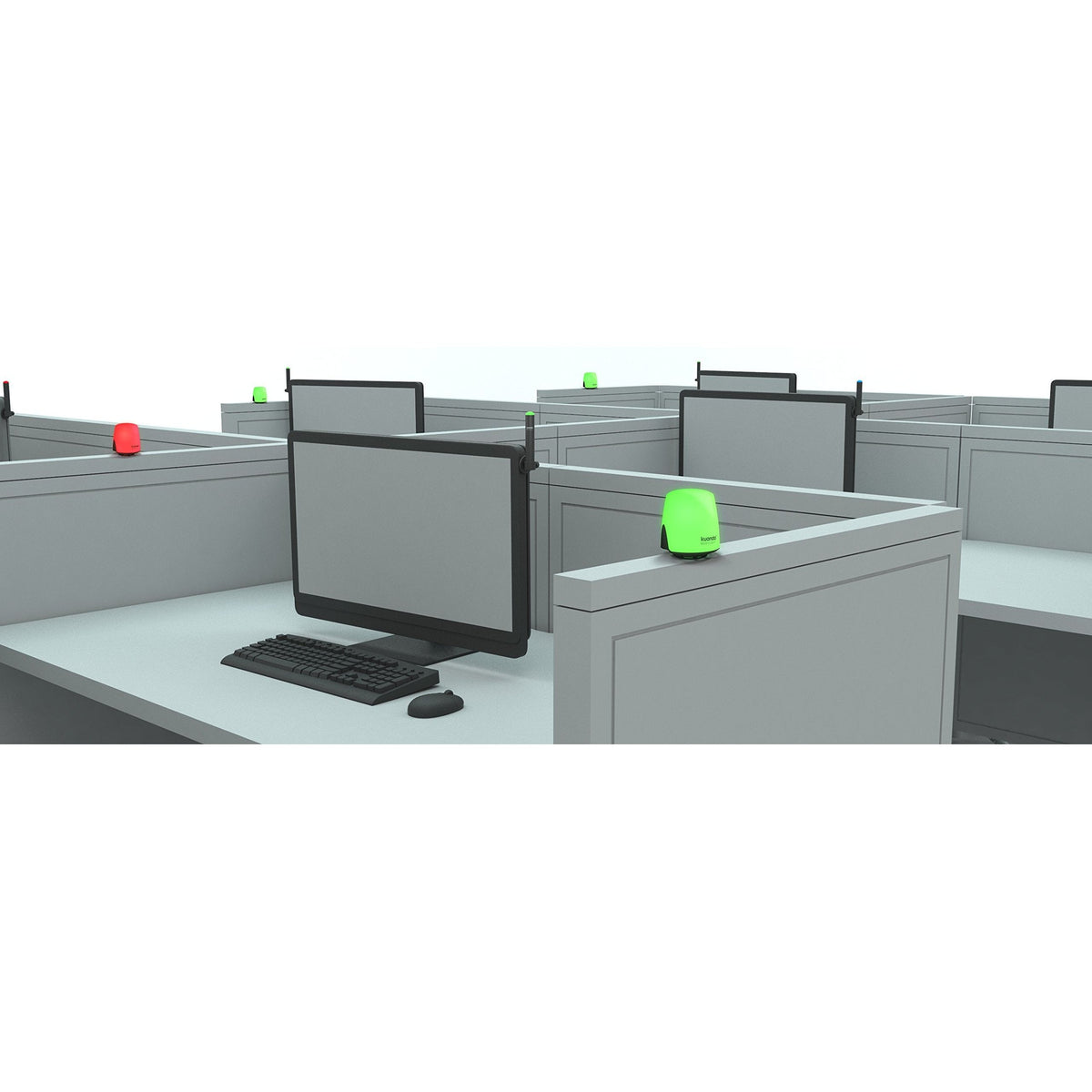 Kuando Busylight UC Omega (15410) - Presence Light and Ringer - Busy Light for The Office - Free Busylight Software for Most UC Platforms and Softphones