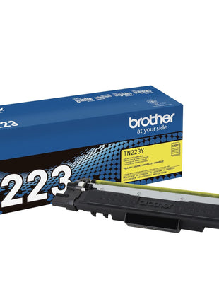 Brother Genuine TN223Y, Standard Yield Toner Cartridge, Replacement Yellow Toner, Page Yield Up to 1,300 Pages, TN223, Amazon Dash Replenishment Cartridge | Color printing with 1300 page yield and compatibility for HL-L3230CDW and MFC-L3710CW