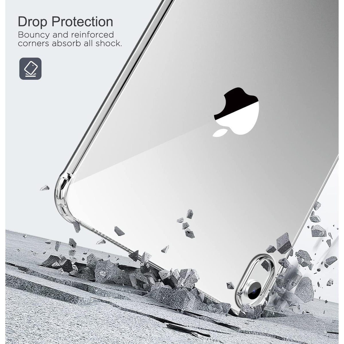MoKo Clear Case for iPad (A16) 11th Generation 2025 11-inch/10th Generation 2022 10.9 inch, Lightweight Soft TPU, Anti-Scratch Ultra Slim Protective Tablet Cover, Shockproof Impact Resistant, Clear