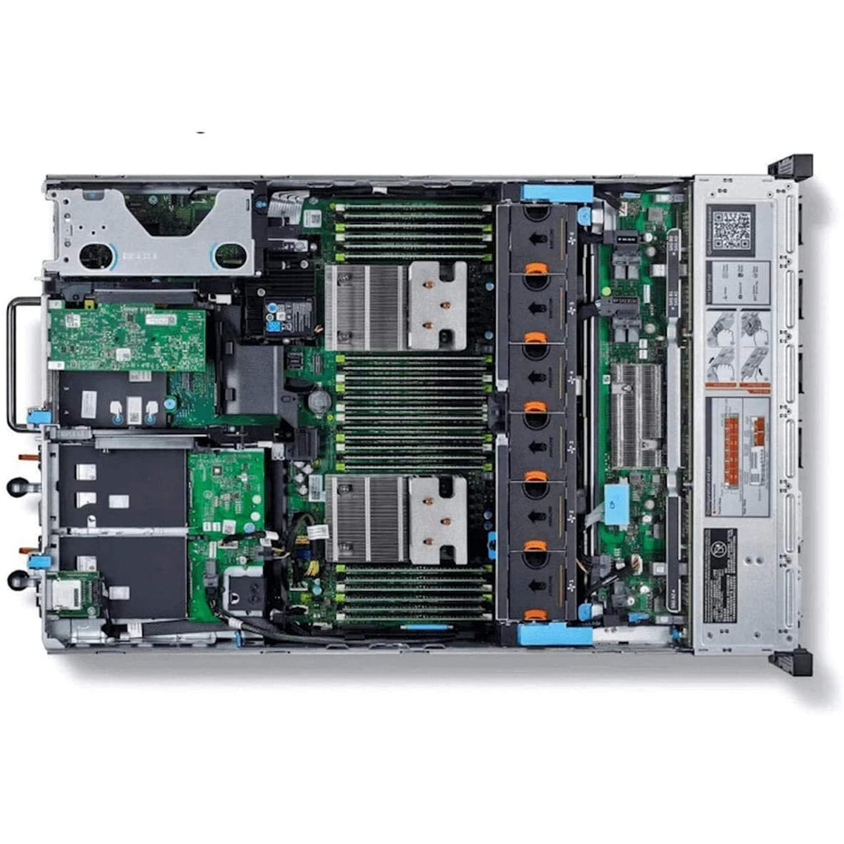 Dell PowerEdge R730xd Server 24B SFF 2U, 2X Intel Xeon E5-2690 v4 2.6Ghz (28-cores Total), 128GB DDR4 RAM, 4X 1.2TB 10K SAS 2.5” 12Gb/s HDD, H730P 2GB RAID, NIC 10Gb + I350 1Gb (Renewed)