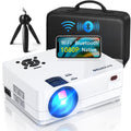 Native 1080P Projector with WiFi and Two-Way Bluetooth, Full HD Movie Projector for Outdoor Movies, 300