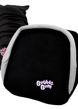 BubbleBum Inflatable Booster Car Seat ??Foldable, Lightweight, Backless Travel Booster Seat for Kids, Portable Carseat for Toddler, Fits 3 Across, Compact for Uber - Ages 4-11 Year Old, - Black