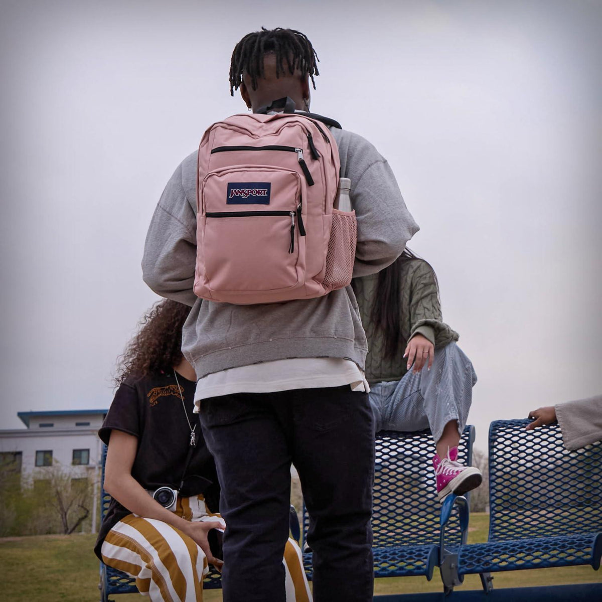 JanSport Laptop Backpack - Computer Bag with 2 Compartments, Ergonomic Shoulder Straps, 15” Laptop Sleeve, Haul Handle - Graphite Grey