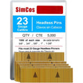 SimCos 23 Gauge Pinner Nails (5/8