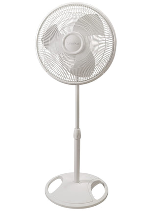Lasko 2520 Oscillating Stand Fan,White 16 Inch
