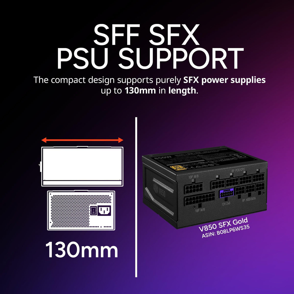 Cooler Master NR200P V2 Mini-ITX PC Case, Top-Mount 240mm|280mm AIO, 357mm Vertical GPU Mount, Only SFX PSU 130mm, Compatible RTX 5080|RX 9090 XT, Tempered Glass, USB Type-C, DIY