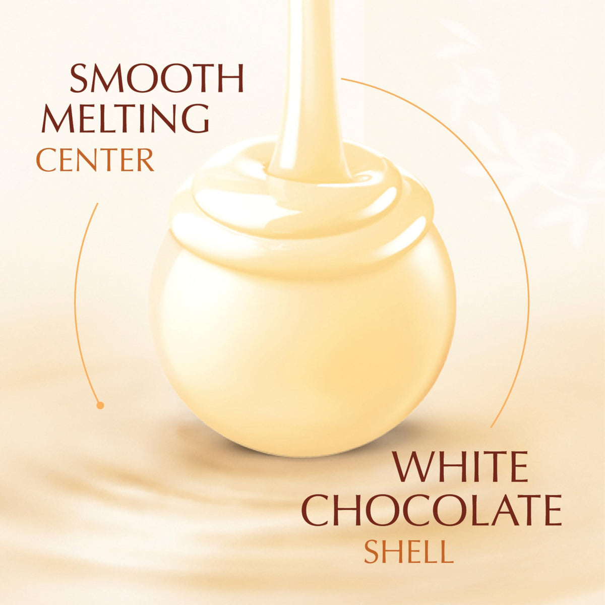 Lindt LINDOR White Chocolate Candy Truffles, White Chocolate Candy with Smooth, Melting Truffle Center, 25.4 oz., 60 Count