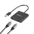 StarTech.com USB 3.0 to Dual HDMI Adapter, USB to 2x HDMI Monitor Converter for Windows, TAA (no support for macOS/ChromeOS/Linux)