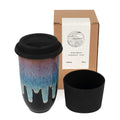NOVA CERAMICS Coffee Tumbler ??Travel Mug   On the Go Coffee Mug ??Microwave & Dishwasher Safe Green Coffee Tumbler   Gifts For Women Men Him Her ??16oz ??Monsoon