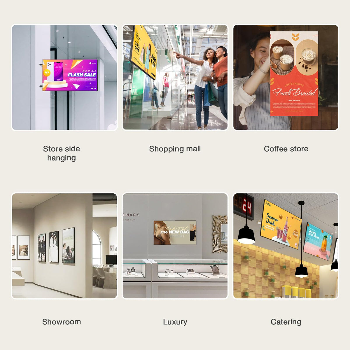 29 Inch HD 700nits Wall Mount Digital Signage Slim Fit Frameless Commercial Display LCD Monitor Advertising Screen 2-32GB Android 9.0 with