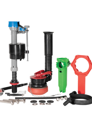 Fluidmaster K-400H-021-P8 PerforMAX 2-Inch Everything Toilet Repair Kit, Multicolor
