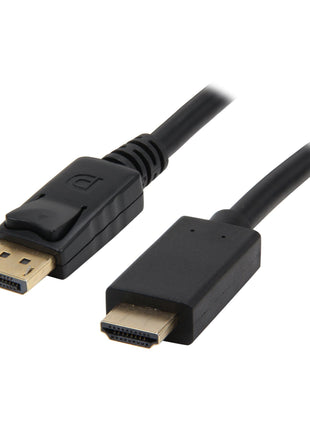Model 4K 60Hz UHD DisplayPort to HDMI 28 AWG Cable Virtual Reality System and DP Enabled Devices - OEM (10 - Feet)