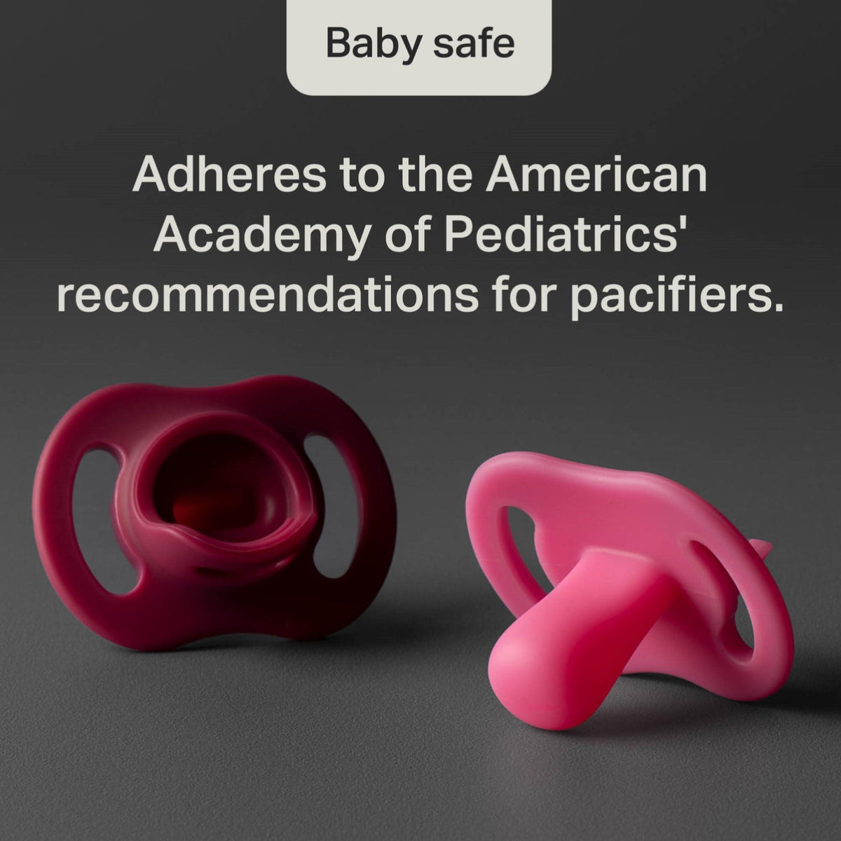Tommee Tippee Ultra-Light StayPut Pacifier, One-Piece Silicone Design, 0-6m, 4 Pack
